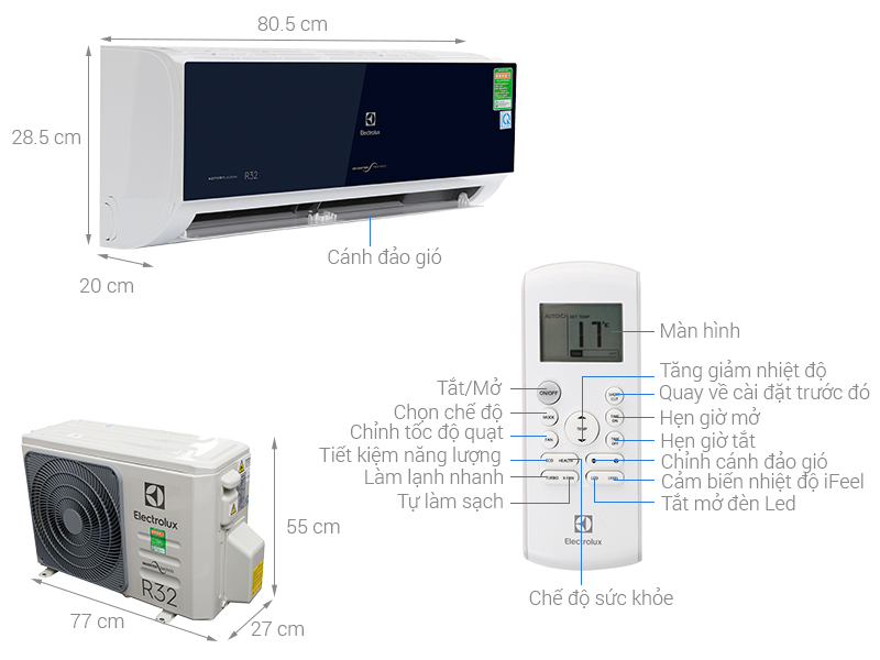 Máy lạnh Electrolux Inverter 1.5 HP ESV12CRO-C1