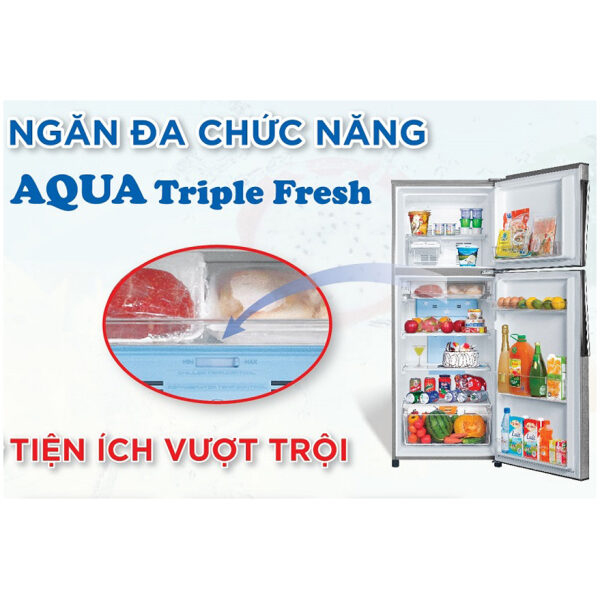 Tủ Lạnh AQUA Inverter 252 Lít AQR-I257BN(PS)