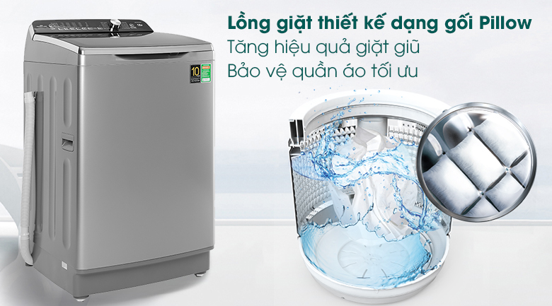 Máy giặt Aqua Inverter 11 Kg AQW-DR110FT.PS