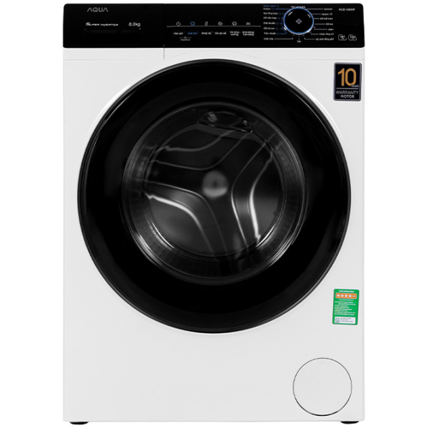 Máy giặt Aqua Inverter 8 KG AQD-A800F W