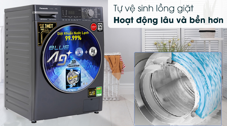 Máy giặt Panasonic Inverter 9.5 Kg NA-V95FX2BVT