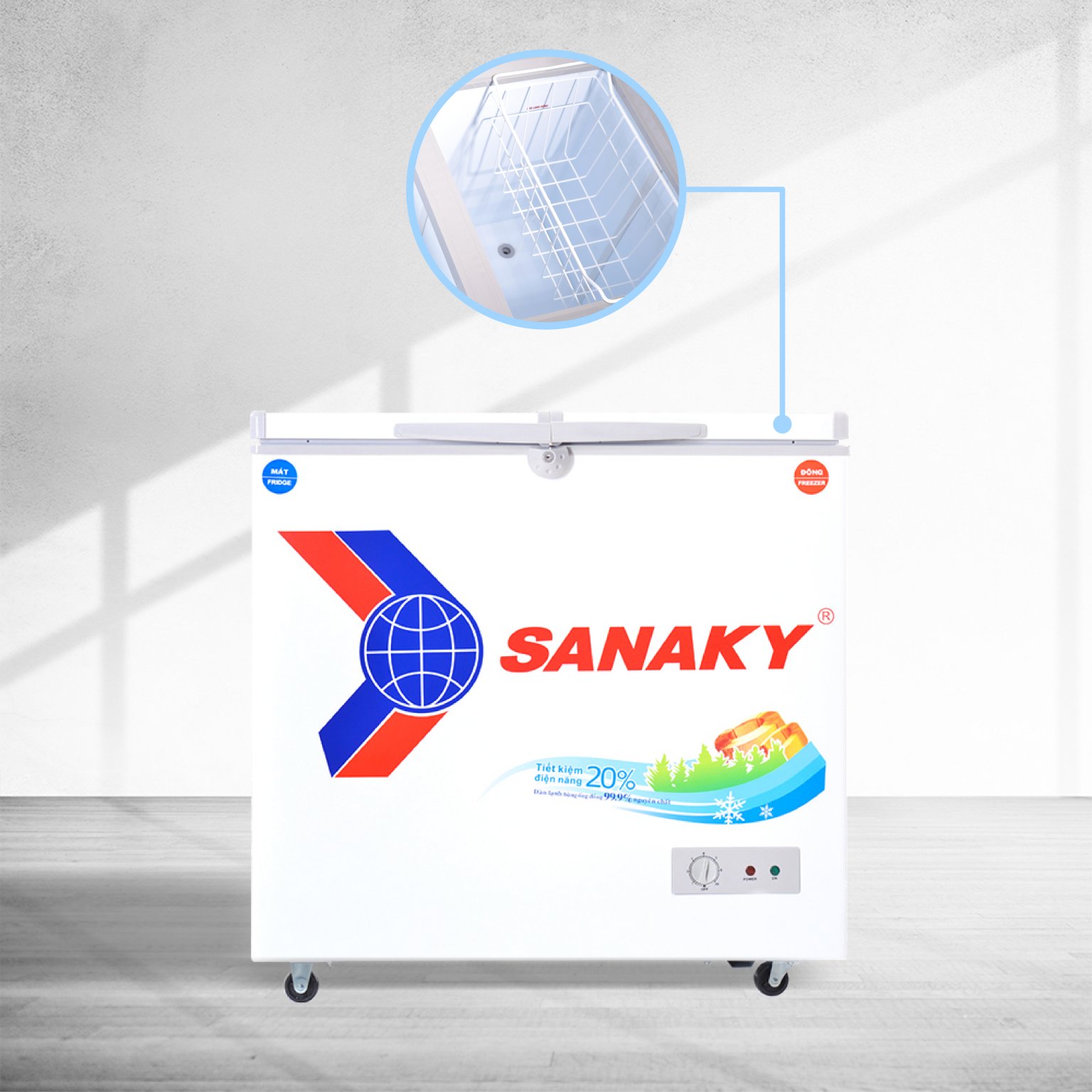 Tủ Đông Sanaky VH-2599W1 250 Lít