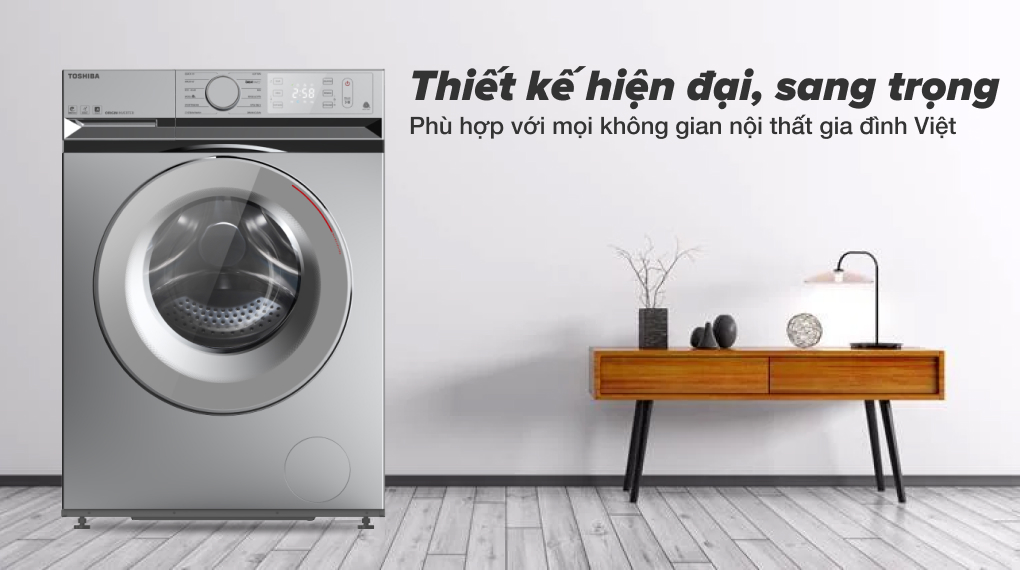 Máy giặt Toshiba TW-BL105A4V(SS) - thiết kế sang trọng, hiện đại