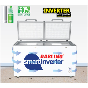 Tủ đông Mát Darling Smart Inverter DMF-3699WSI