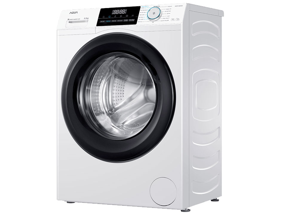 Máy giặt 8kg Inverter AQUA AQD-A802G.W