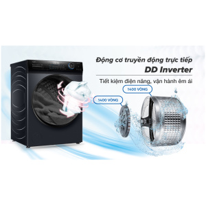 Máy giặt Aqua Inverter 10 kg AQD- DD1002G.BK
