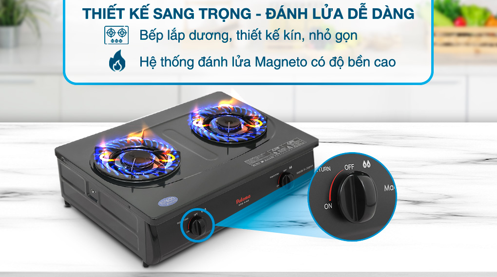 Bếp ga đôi Paloma PA-6MEJ