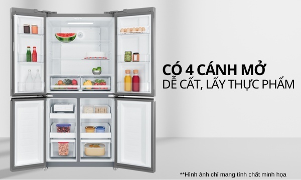 Tủ lạnh Electrolux Inverter 496 lít EQE4900A-A