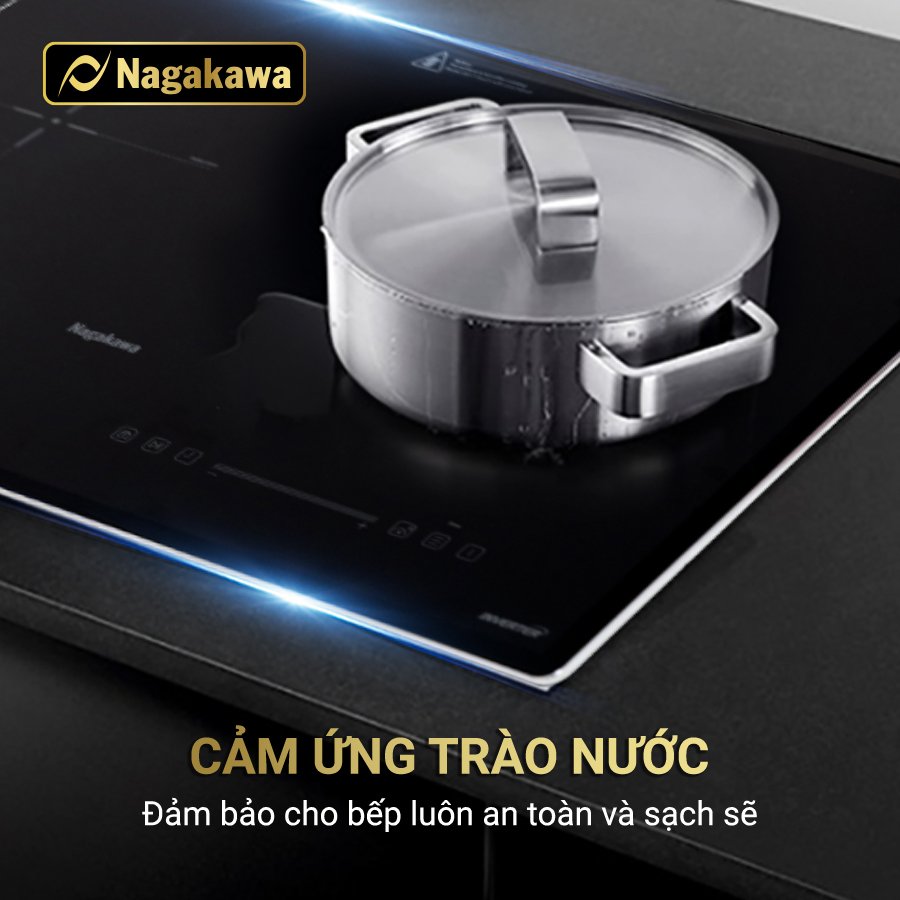 Bếp từ đôi lắp âm Nagakawa NK2C05MB