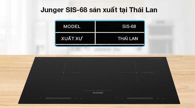 Bếp từ hồng ngoại lắp âm Junger SIS-68