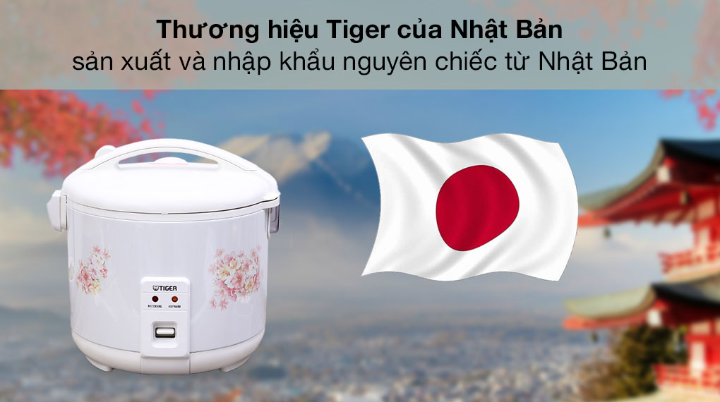 Nồi cơm điện nắp gài Tiger 1.8 lít JNP-1800