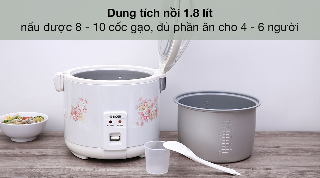 Nồi cơm điện nắp gài Tiger 1.8 lít JNP-1800