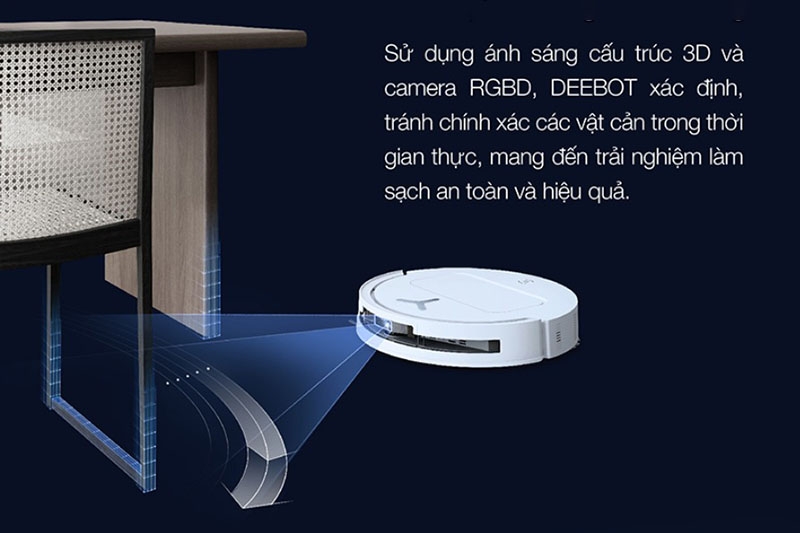 Robot hút bụi lau nhà Ecovacs Deebot T50 Pro Omni 2025