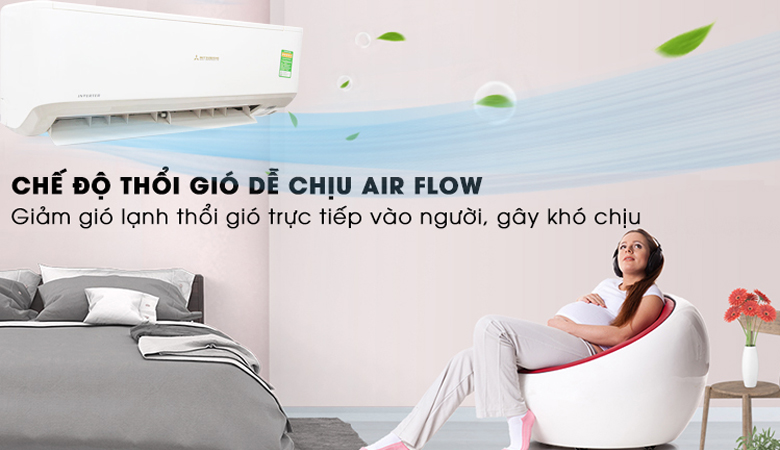 Điều hòa Mitsubishi Heavy inverter 9000BTU 1 chiều SRK10YZP-W5