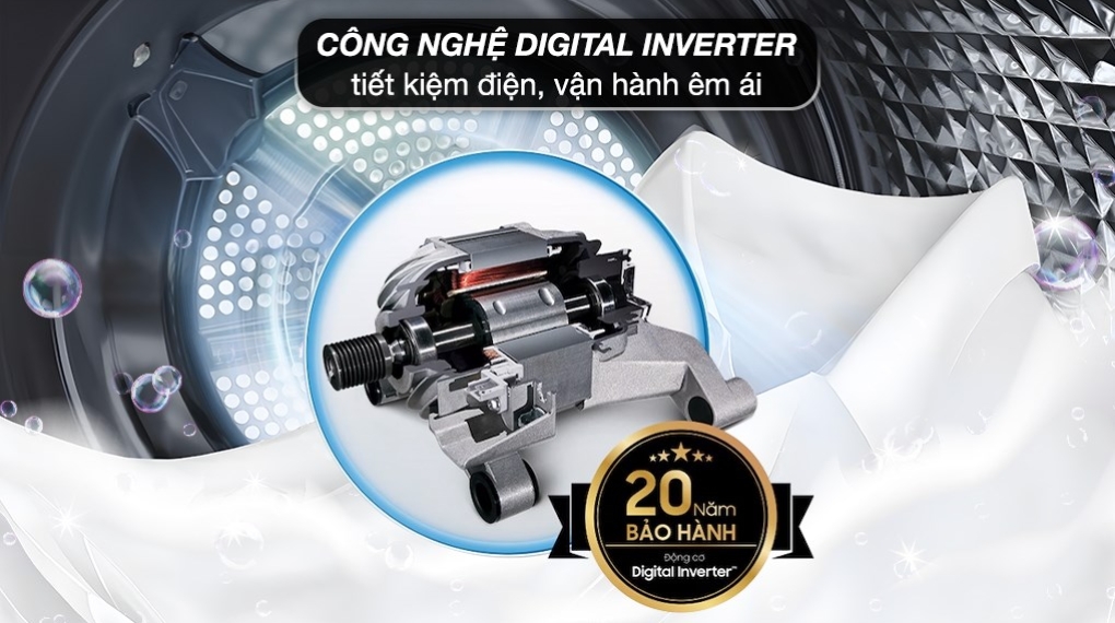 Máy giặt Samsung Inverter 21 kg WA80F21B9BSV