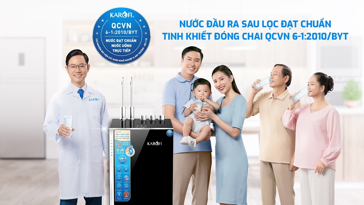 Máy lọc nước nóng lạnh Karofi KAD-M85