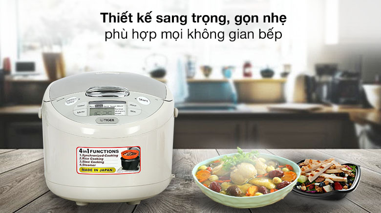 Nồi cơm điện tử Tiger 1.8 lít JAX-S18W