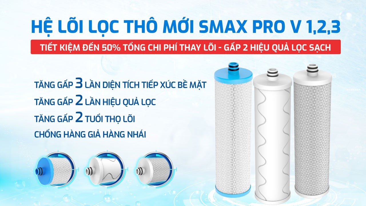 Máy lọc nước nóng lạnh Hydro-ion kiềm Karofi KAE-S88 PROMAX