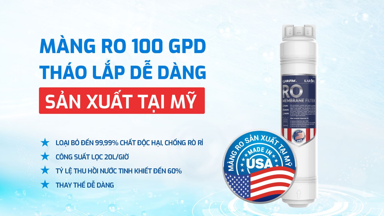 Máy lọc nước nóng lạnh Hydro-ion kiềm Karofi KAE-S88 PROMAX