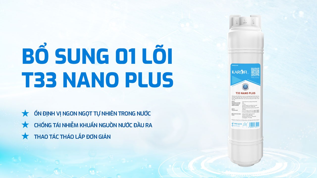Máy lọc nước nóng lạnh Hydro-ion kiềm Karofi KAE-S88 PROMAX