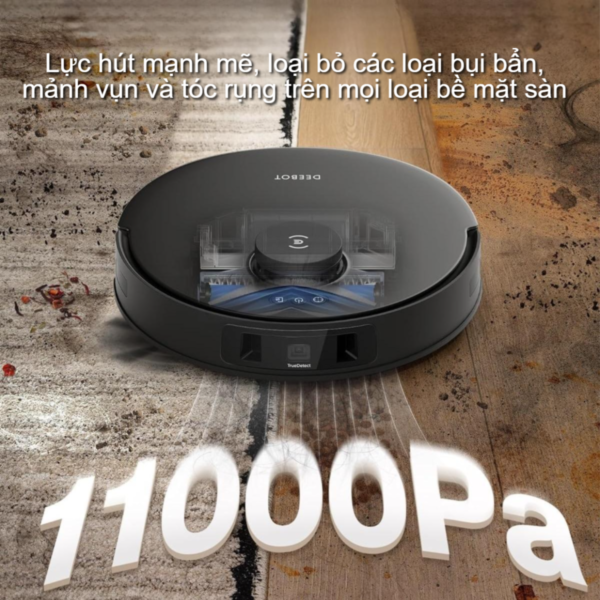 Robot hút bụi lau nhà Ecovacs Deebot T30S Pro OMNI 2025 Đen - Trắng