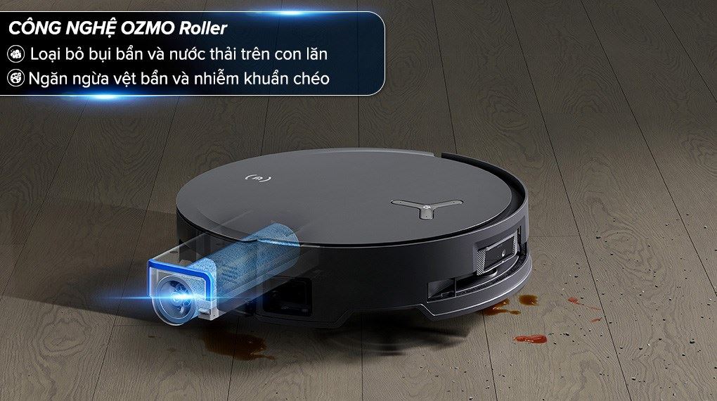 Robot hút bụi lau nhà Ecovacs X8 PRO OMNI - Đen