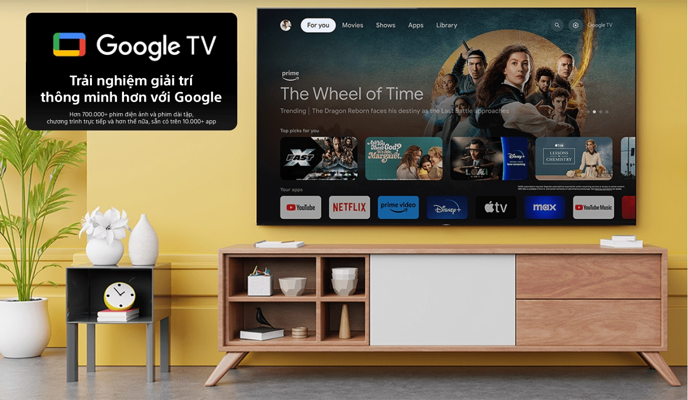 Google Tivi Sony 4K 50 inch K-50S25VM2 8 Google Tivi Sony 4K 50 inch K-50S25VM2