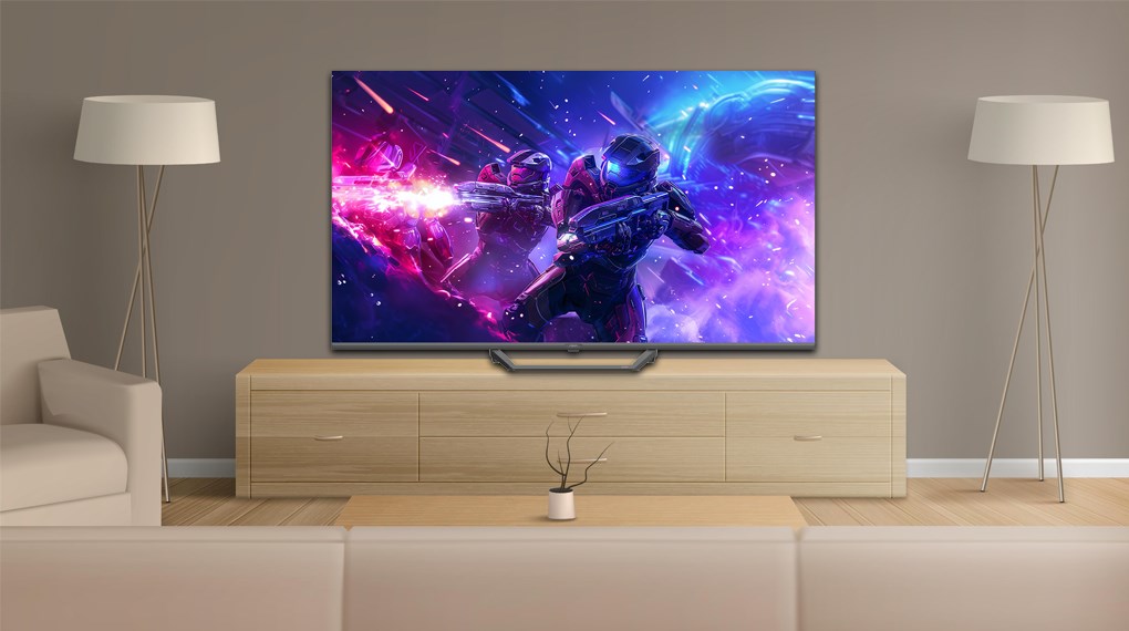Google Tivi QLED Aqua 4K 50 inch AQT50S80EUX