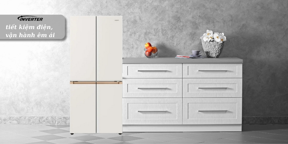 Tủ lạnh Aqua Inverter 508 lít Multi Door AQR-MA580XA(MC)U1