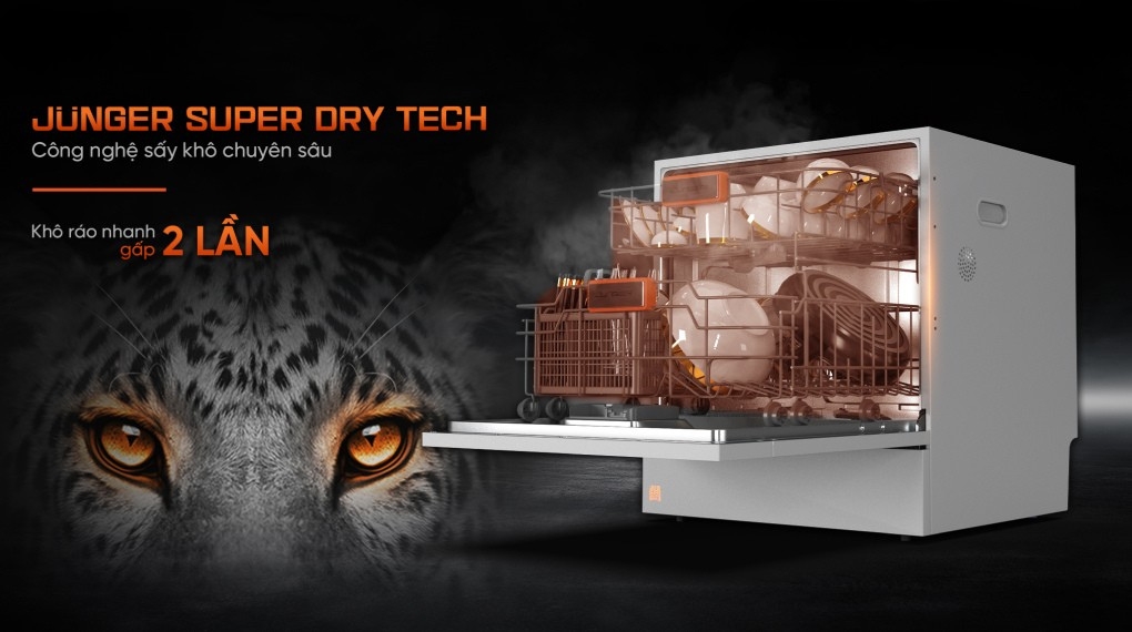 Máy rửa chén độc lập Junger Leopard DWJ-100