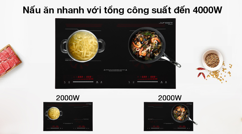 Bếp từ đôi âm Junger MK-22 4000W 6 Bếp từ đôi âm Junger MK-22 4000W