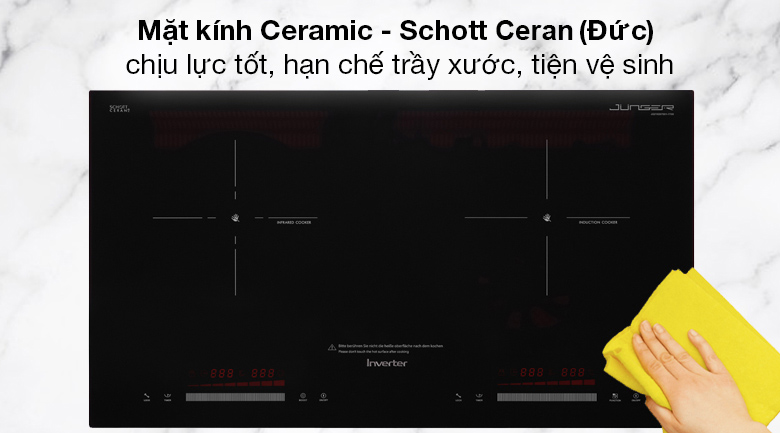 Bếp từ hồng ngoại âm Junger SIS-68 4800W