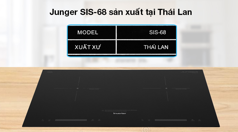 Bếp từ hồng ngoại âm Junger SIS-68 4800W